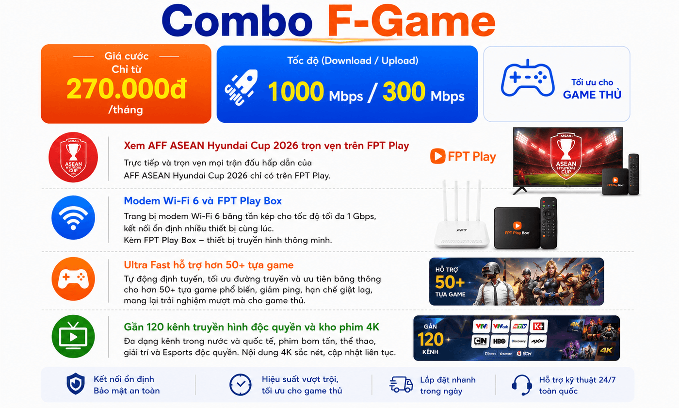 Chi tiết Combo F-Game